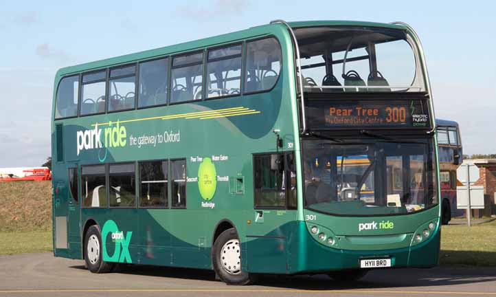 Oxford Park & Ride Alexander Dennis Enviro 400H hybrid 301